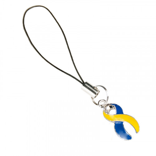 Down's Syndrome Awareness Charm (Blue & Yellow)